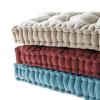 KYMMPL Velvet Bay Window Bench Cushion, Heavy-Duty Foam, 10.2 cm Thick, Burgundy, 80 x 40 x 10 cm view 1