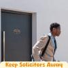 No Soliciting Sign view 2