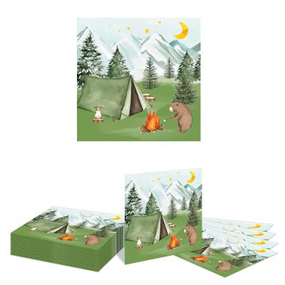 Kotkiddy 20 Pack Camping Paper Napkins