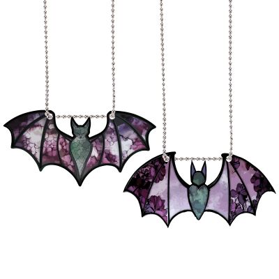 CREATCABIN 2-Pack Bat Window Decor