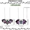 CREATCABIN 2-Pack Bat Window Decor view 2