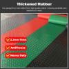 Heavy-Duty Non-Slip Garage Floor Mat for Cars, Trucks and Vans, Waterproof Rubber, 48 x 192 in, Green view 2