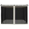 Gazebo with Lattice Walls, Cream, 3 x 3 m, Aluminum/Steel view 4