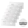 SUBTAVIK 6-Pack Adhesive Hooks for Shower Shelves view 1