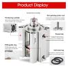 3MOG7Y1 SDA Compact Cylinder, SDA16–SDA80, Stroke 10/20/30/40, Double-Acting Pneumatic Piston view 3
