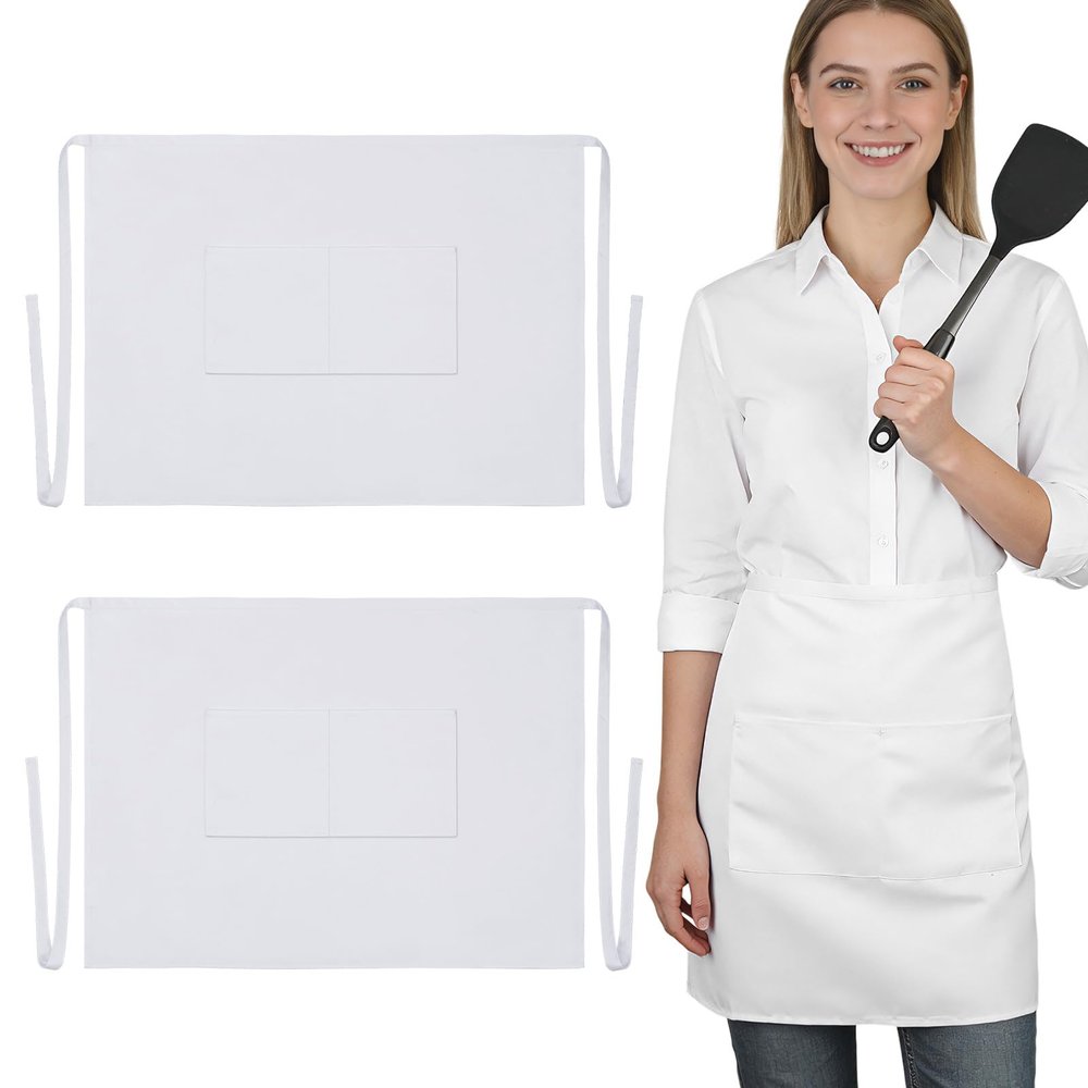 Livdouyu 2-Pack Kitchen Aprons