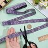 MAYJOYDIY 7m Purple Ethnic Jacquard Ribbon view 3