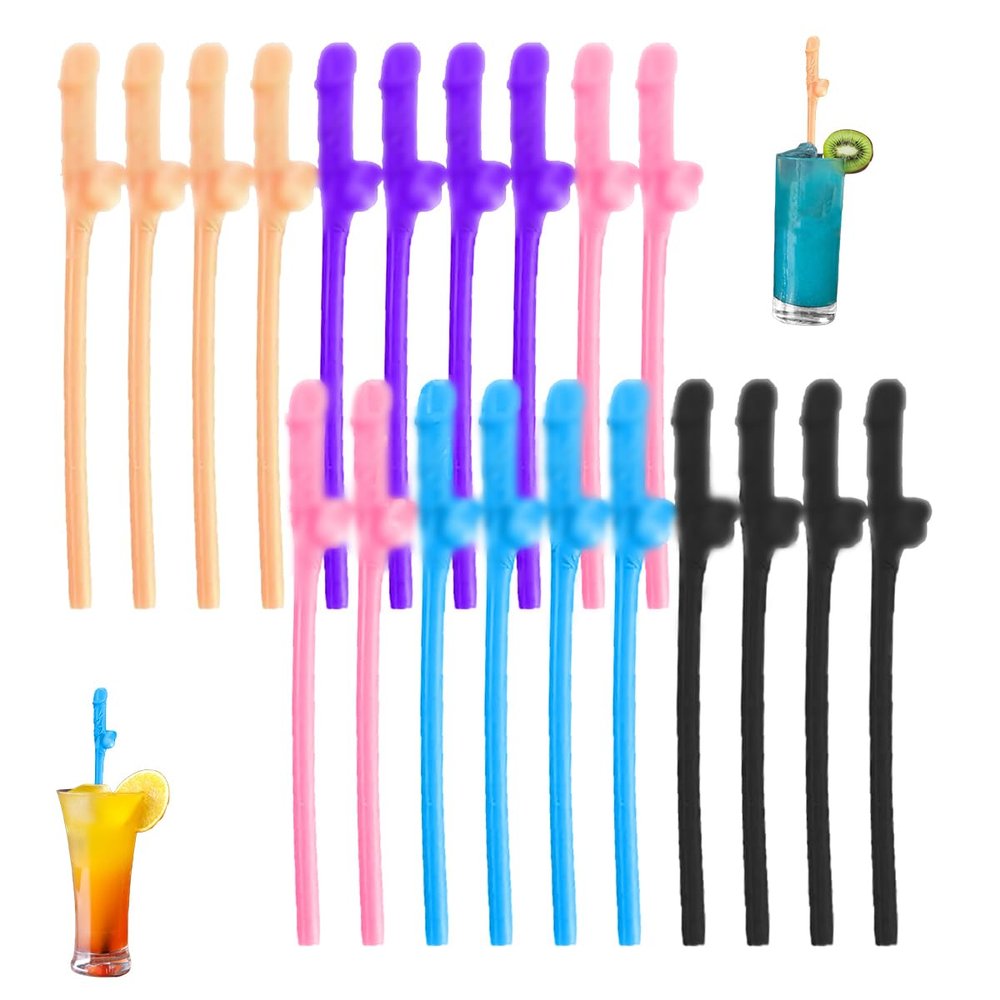 Ruayia Reusable Straws, 20 Pack