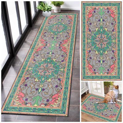 GmyoieqI Long Hallway Runner Rug, Non-Slip, Washable, Modern Short-Pile, Soft, 70 x 160 cm