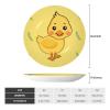 POEZJZW Decorative Plate with Cartoon Duck Pattern, 25.4 cm view 2