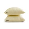 Fabric Mart Direct Cream Faux Silk Lumbar Pillow Covers, 2-Pack, 30 x 35 cm view 4