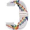 Issinlky 22mm Nylon Braided Band Compatible with Garmin Venu 2/3, Vivoactive 4, Galaxy Watch 3 45mm, Watch 46mm, Gear S3, and GT 4 view 1
