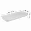 SINJEUN 8-Pack Rectangular Plant Pot Saucers, 39.5 x 17 x 3 cm, for Indoor and Outdoor Use view 2