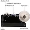 IYUESQ Manual Round Bottle Labeling Machine with Press Bar, Adjustable Plastic view 4