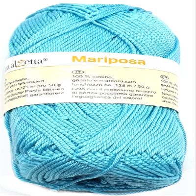 Summer Knitting Yarn in Mercerized Cotton 50g (054 Turquoise)