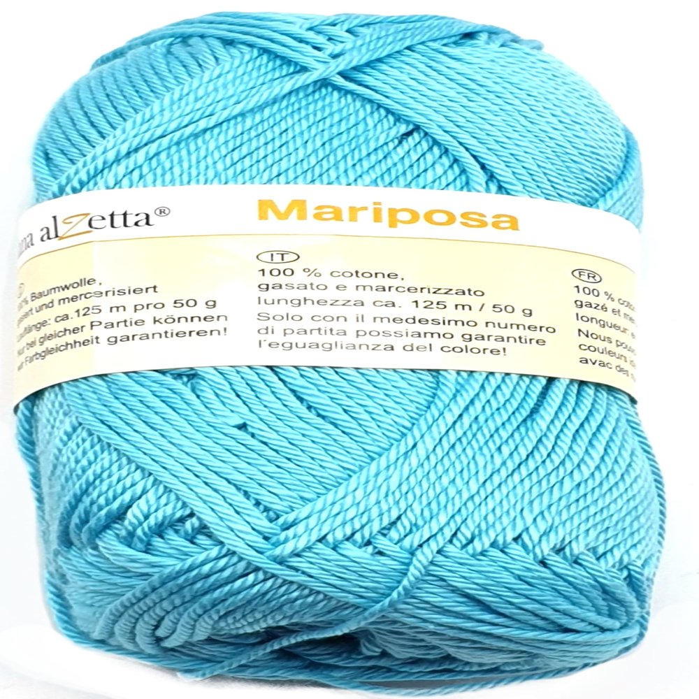 Summer Knitting Yarn in Mercerized Cotton 50g (054 Turquoise)