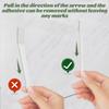 4 Pack Picture Hooks with Adhesive Strips view 3