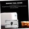 Toaster Covers, 2-Pack, Stainless Steel and Plastic, Silver view 3