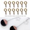 200pcs Alloy Screw Pins for Jewelry Making - Antique Bronze view 3