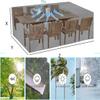 FXGZCJ 252 x 202 x 155 cm Gray 420D Oxford Patio Furniture Cover view 3