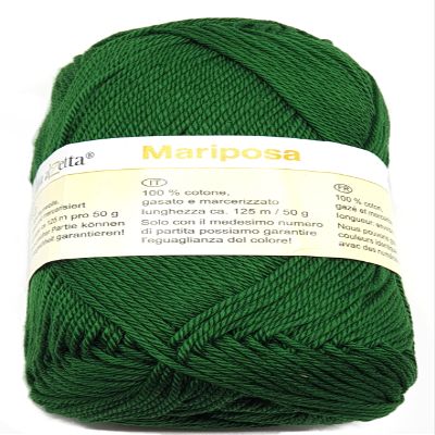 Summer Knitting Yarn in Mercerized Cotton 50g (063 Grass Green)