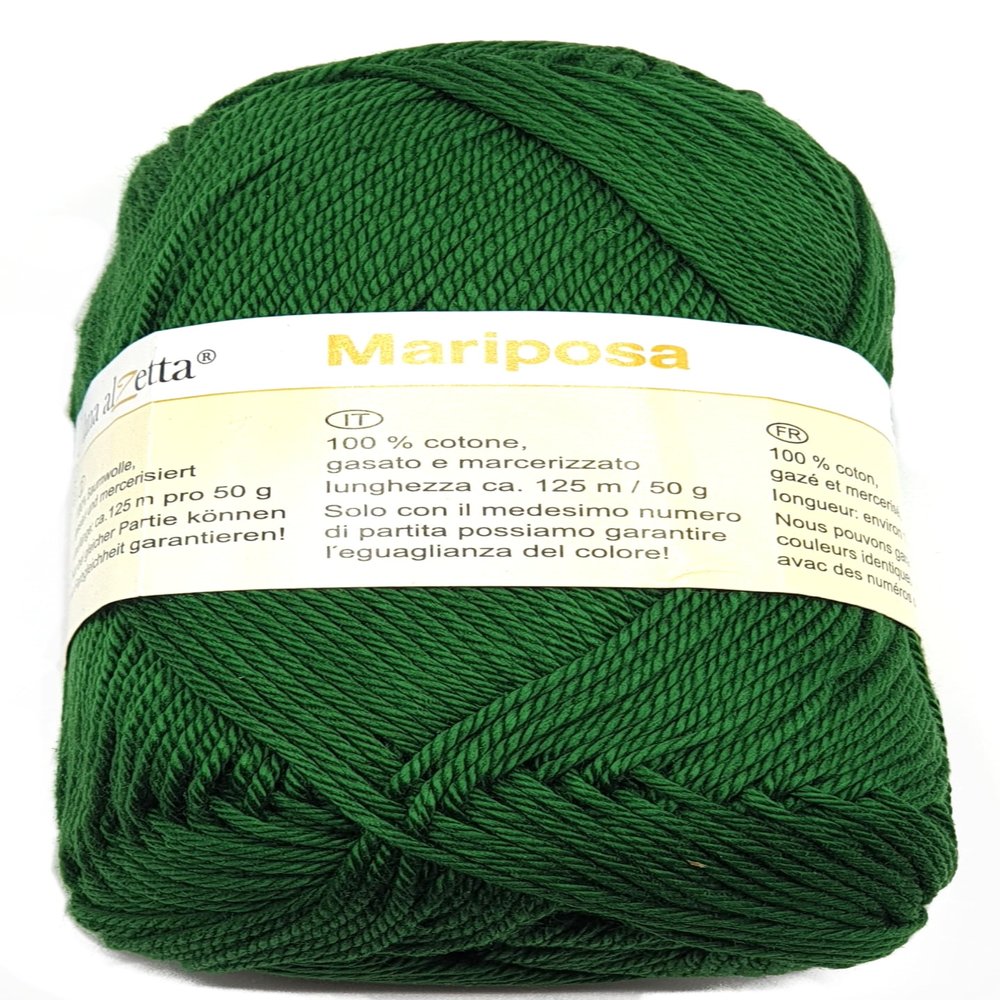 Summer Knitting Yarn in Mercerized Cotton 50g (063 Grass Green)