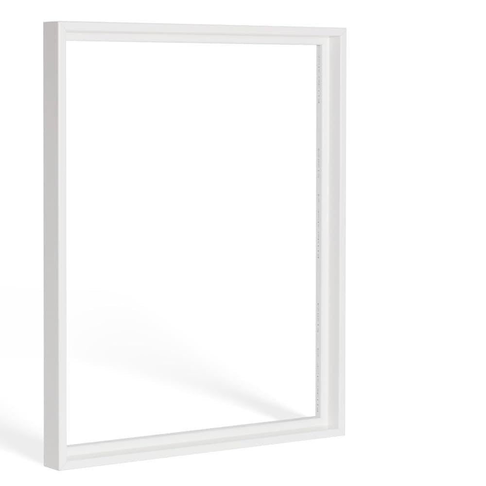 Haak Lico Shadow Gap Frame 30 x 120 cm, White Matte, DIY Kit