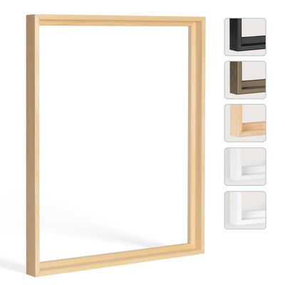 Hanni Floater Frame 60 x 90 cm, Natural Untreated, DIY Assembly Kit