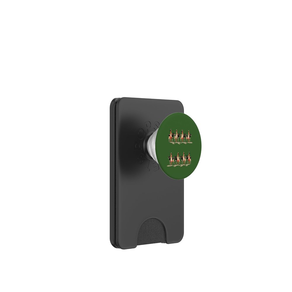 Stencil "Eight Maids A Melk" PopSockets PopWallet for MagSafe
