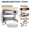 Adjustable Sink Dish Drying Rack with Sponge and Cutting Board Holder view 2