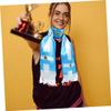 HEMOTON 4-Pack Traditional Soccer Scarves with Victory Spirit, Stylish Accessory and Warm Sports Scarves for Soccer Parties and Everyday Wear view 4
