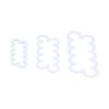 3-Piece Reusable Rose Fondant Cutter Set view 4