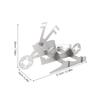 Sosoport Stainless Steel Chicken Roaster, Portable Grill Rack, Silver view 2