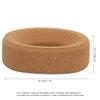 Wooden Round Flask Holder with Light Cork for 500 mL Round-Bottom Flasks view 4