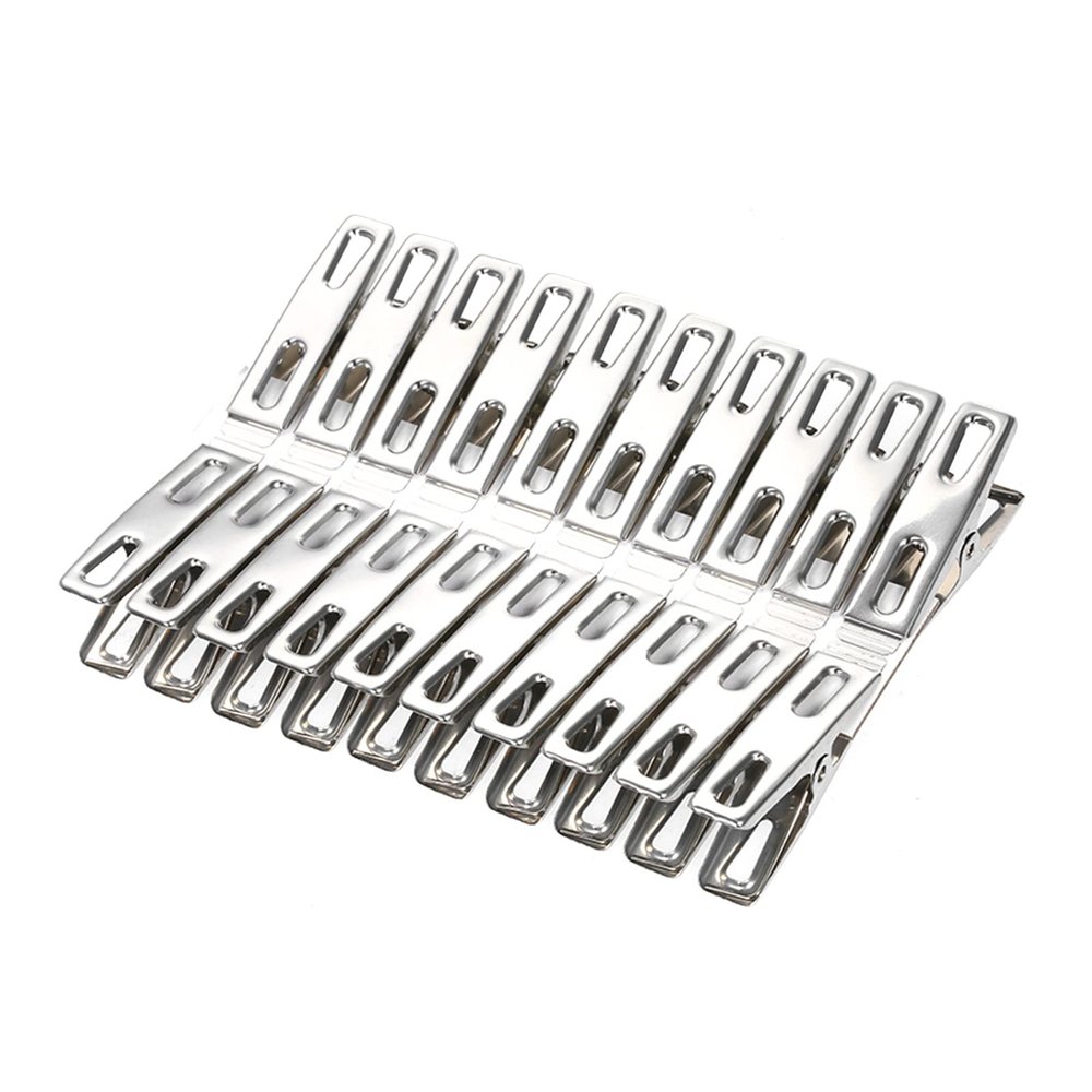 Stainless Steel Clothespins, 20 Pack
