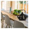2.5 L Enamel Tea Kettle for Stovetops, White view 3
