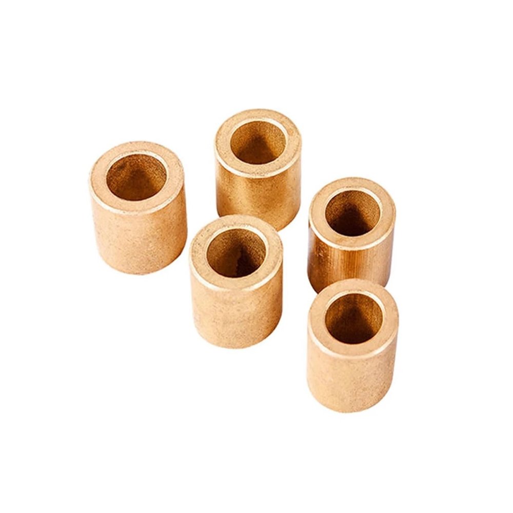 CEHJZQRPL Sleeve Bearings, Sintered Bronze, Porous, Oil-Impregnated, 18 x 25 x 28 mm, 5-Pack
