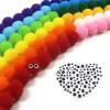 TOAOB 300 Pcs 15mm Colorful Pom Poms for Crafting view 1