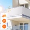 Chivivi Weather-Resistant Balcony Privacy Screen, Opaque UV-Protected Patio Screen with Zip Ties, No Drilling Required view 3