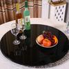 Black Tempered Glass Lazy Susan Serving Tray view 1
