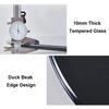 Black Tempered Glass Lazy Susan Serving Tray view 2