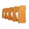 Urinal Privacy Screen, Wall-Mounted Urinal Divider for Men, Hotels, Schools, Kindergartens, Shopping Centers and Public Places (Size: view 1