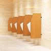 Urinal Privacy Screen, Wall-Mounted Urinal Divider for Men, Hotels, Schools, Kindergartens, Shopping Centers and Public Places (Size: view 3