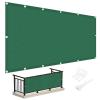 Chivivi Weather-Resistant Balcony Privacy Screen, Opaque UV-Protection Cover with Cable Ties, No Drilling Required view 1