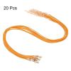 QUARKZMAN 20 Pcs Waxed Necklace Cord, 45cm x 1.5mm view 3