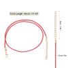QUARKZMAN 20 Pcs Waxed Necklace Cord, 45cm x 1.5mm view 2