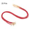 QUARKZMAN 20 Pcs Waxed Necklace Cord, 45cm x 1.5mm view 3