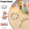 300 Silver Glass Beads for Jewelry Making view 4