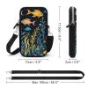 Anceky Women's Crossbody Phone Bag, Seabed Fish Print, Adjustable Strap view 2