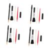 DOITOOL 4-Piece Scratch Art Tool Set with Wooden Pens and Metal Tips view 1
